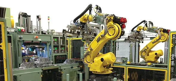 A turnkey automation system that utilized robotics