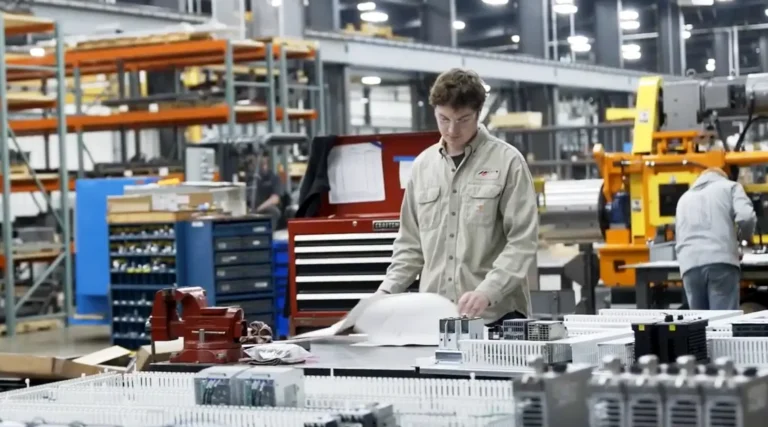 Machine Concepts Employee on Shop Floor